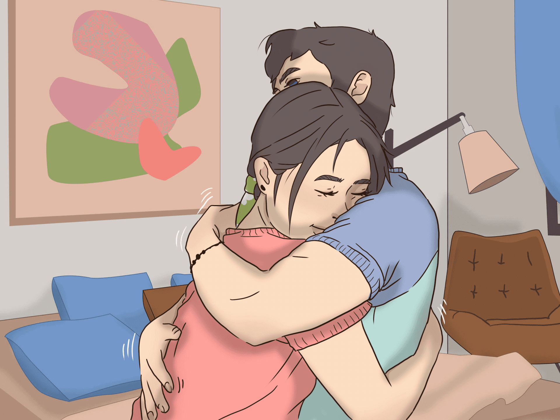 Picture of the Adjust your breathing. step